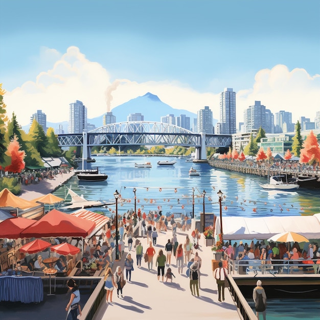 Premium AI Image Ultimate Day Adventure Guide Exploring Vibrant Vancouver
