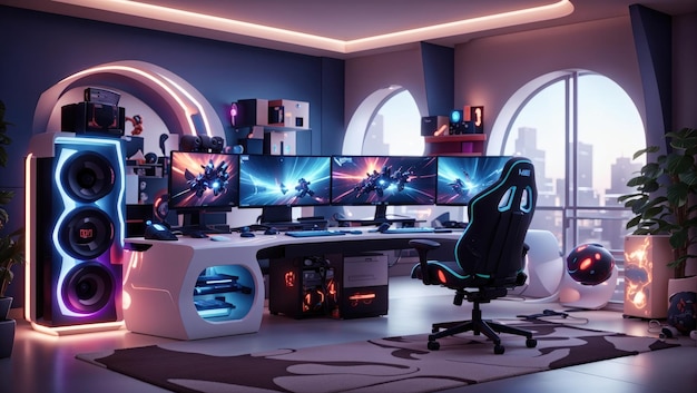 Ultimate Gamer's Haven Craft a Professional Gaming Room for Intense Play and Competition