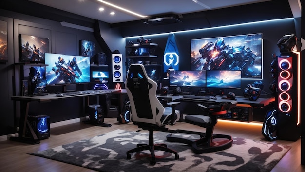 Ultimate Gamer's Haven Craft a Professional Gaming Room for Intense Play and Competition