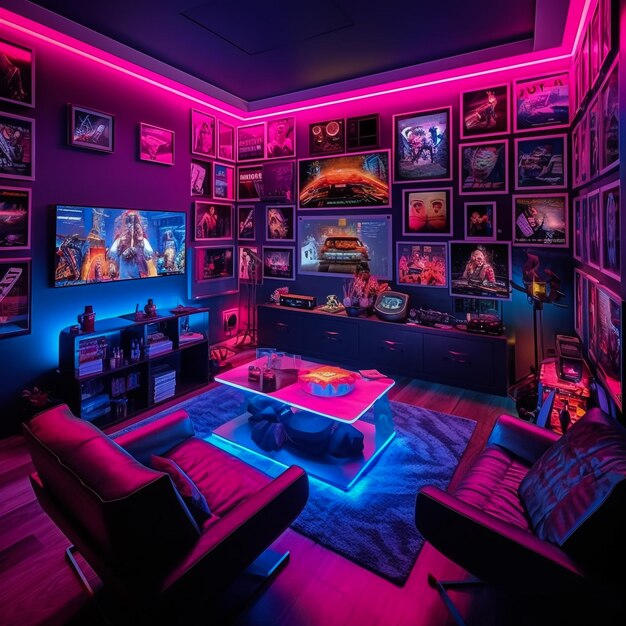 Premium Photo Ultimate gaming computer desktop setup