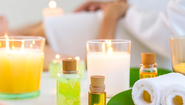 Ultimate Relaxation Serene Spa Scene with Candles Soothing Music and SelfCare Bliss