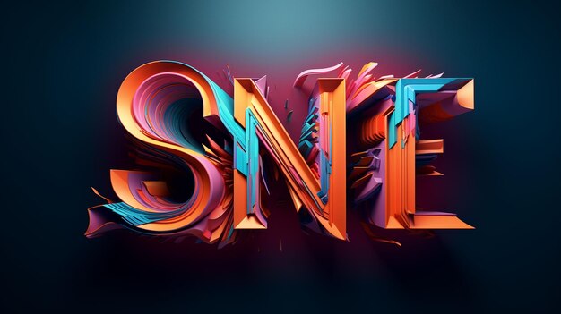 Photo ultra 3d editable text effect