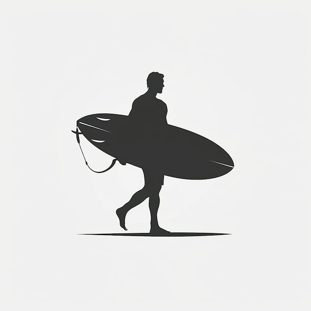 Photo ultra detailed image of a person on a surfboard in a wave sunset in the background