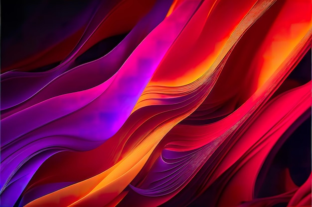 Ultra HD 3D Minimal Colorful Abstract AI Background