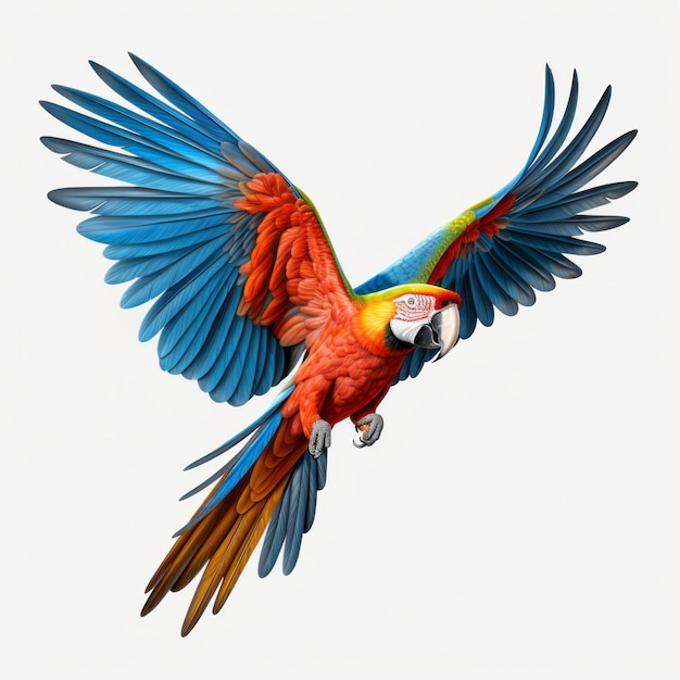 Ultra HD Hyperrealistic Macaw Exquisite 8K High Definition Fotografie Clipart met verbluffende details