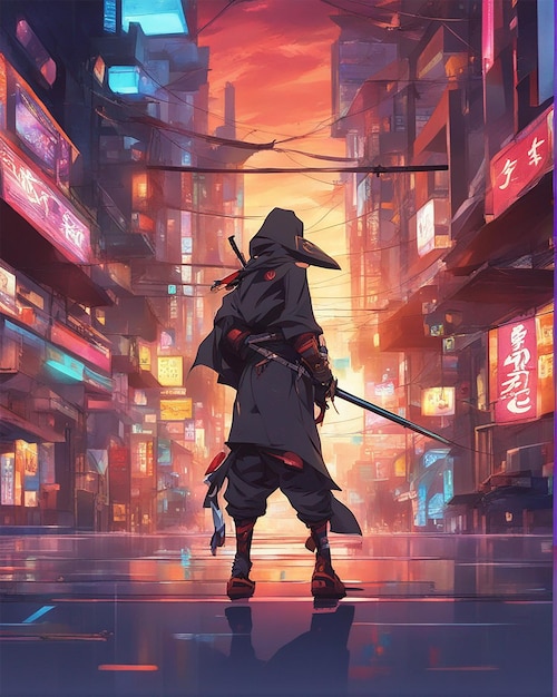 Ultra Hd Ninja Full Body Generative Art Future Wallpaper