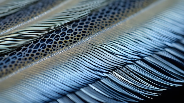 사진 복잡 한 패턴 을 가진 새 의  ⁇ 털 의 초 고해상도 시각