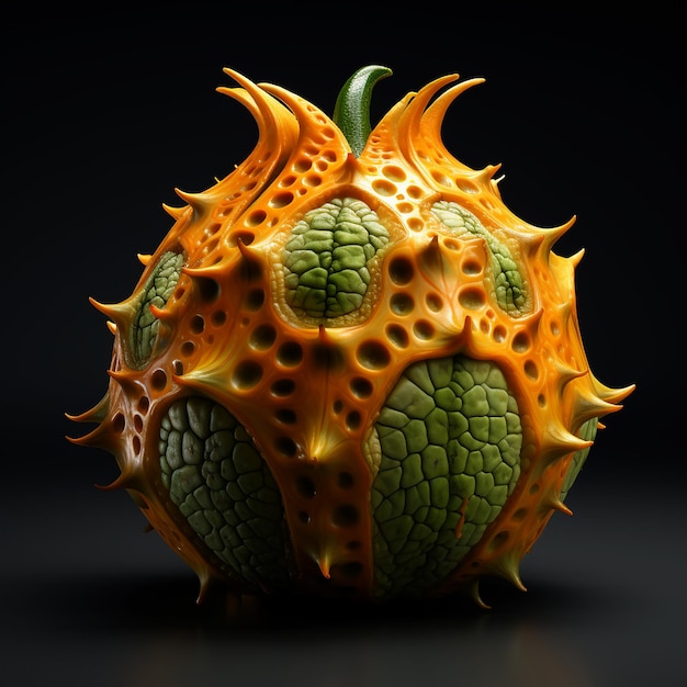 Ultra Realistic Horned Melon Kiwanodigital