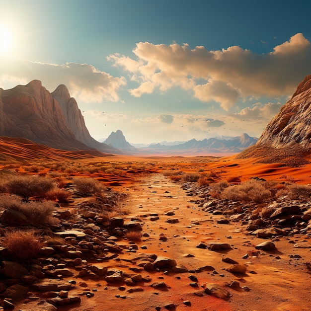 ultra realistic image of the Atacama Desert