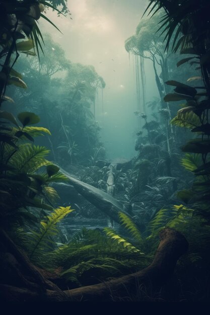 Ultra realistic jungle wallpaper free