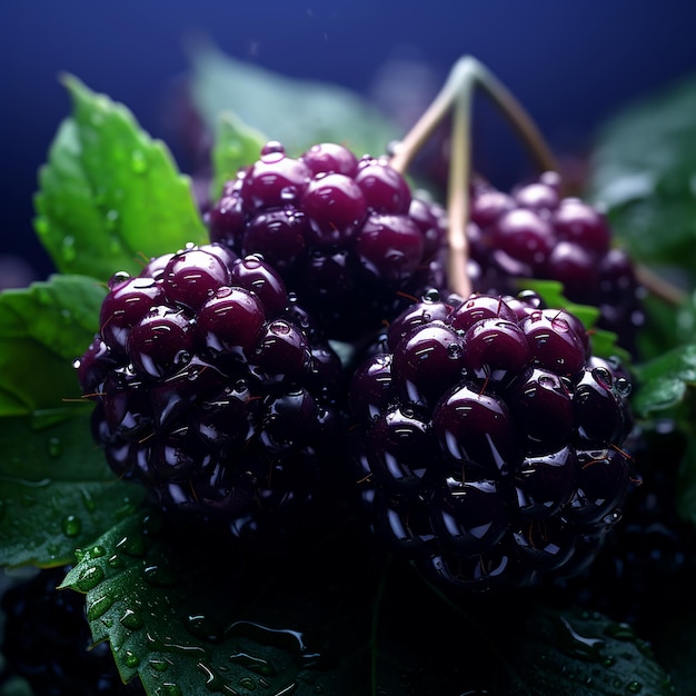 Photo ultra realistic marionberry