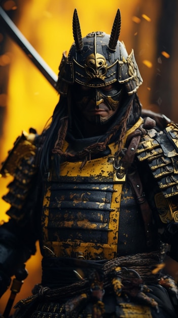 Ultra Realistic Samurai Warrior