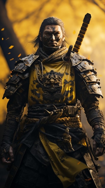 Ultra Realistic Samurai Warrior