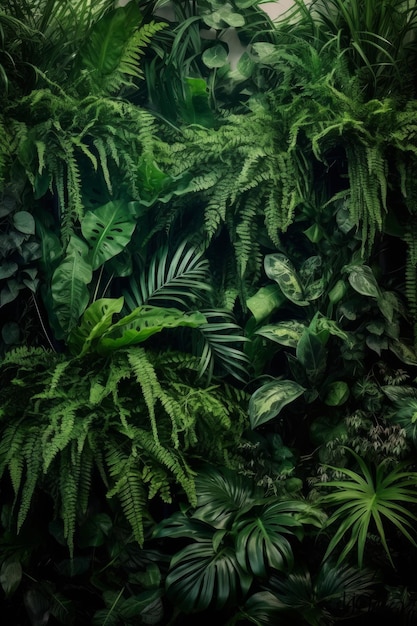 Ultra realistische groene jungle