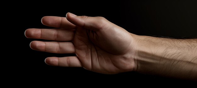 Ultra realistische menselijke vingers 16k UHD