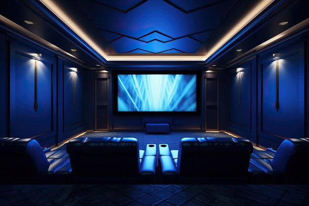 Ultramarine Home Theater Modern Cinema Comfort