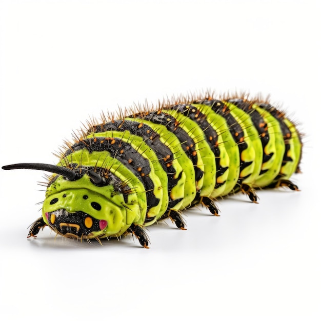 Ultrarealistic Caterpillar Photo With Soft Lighting And Super D