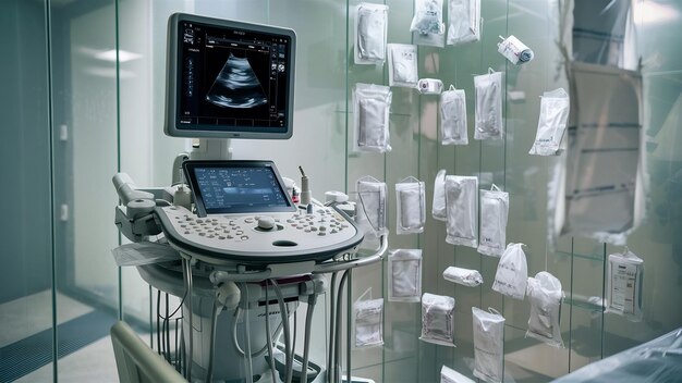 Ultrasound scanning machine at the clinic