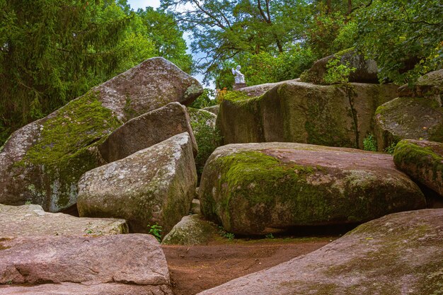 Uman Sofievsky park Big boulders High quality photo