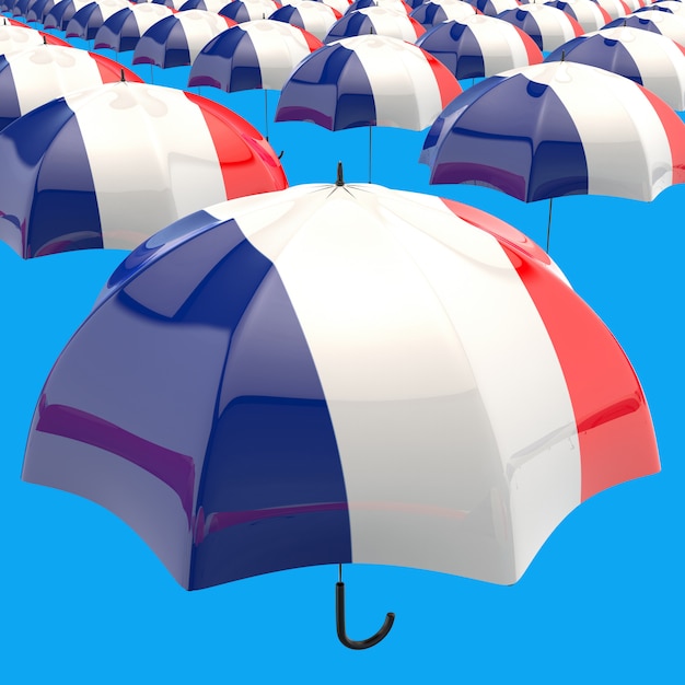 Umbrella concept - 3D Illustration