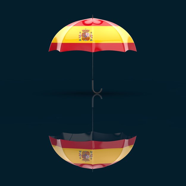 Umbrella concept - 3D Illustration