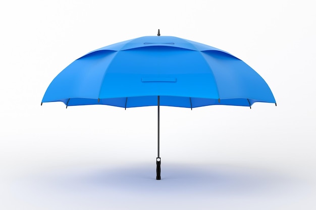 Umbrella Front Side In White Background