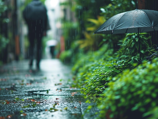 umbrella on the street