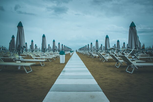 Umbrellas on the beach