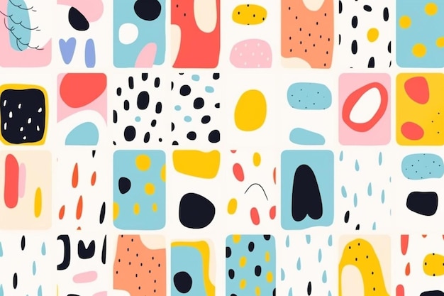 un colorful seamless pattern collection