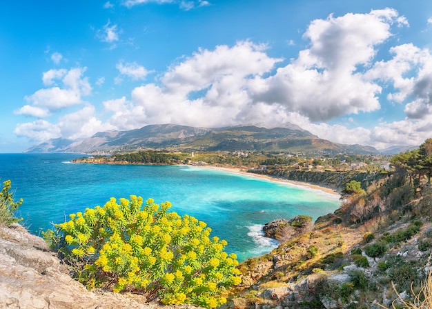 Unbelievable seascape of Guidaloca Beach near Castellammare del Golfo