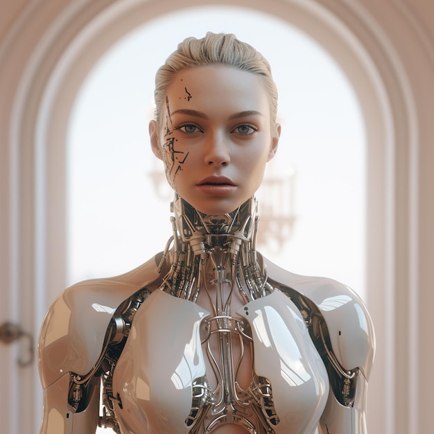 uncanny valley robot woman