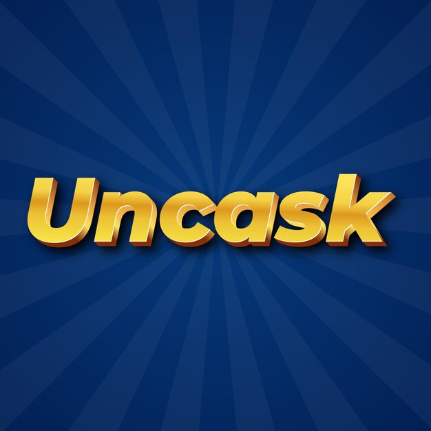 Uncask text effect gold jpg attractive background card photo