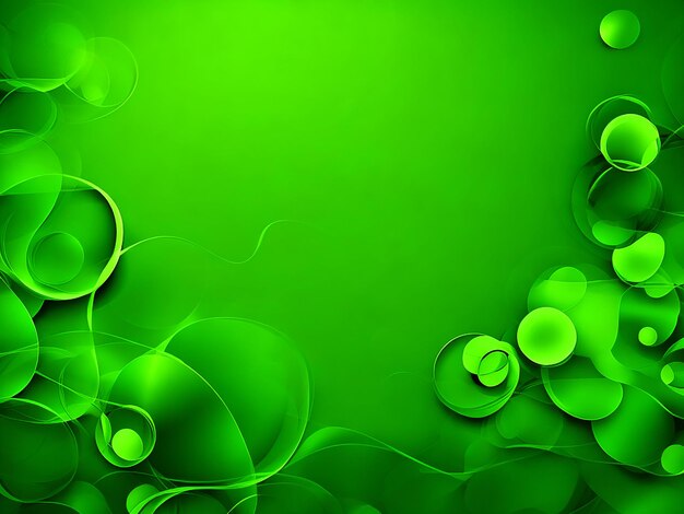 Photo unci green background design template