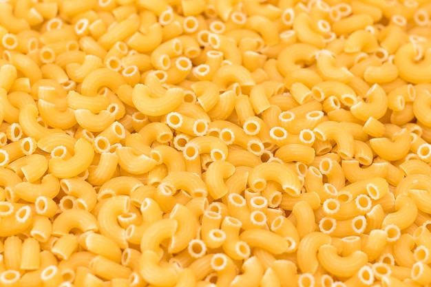 調理されていないシフェリリガティパスタの背景