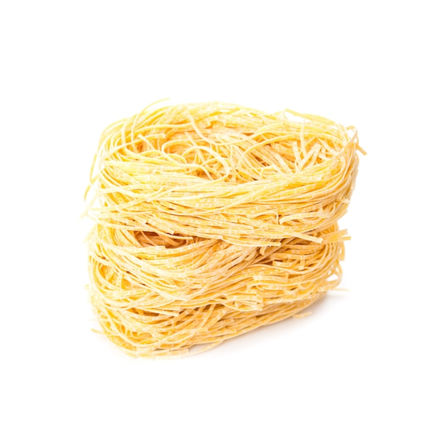 Uncooked egg pasta