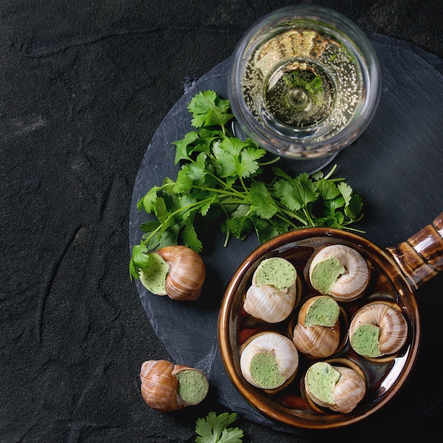 Сырые улитки Escargots de Bourgogne