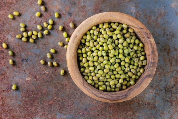 Uncooked mungo beans