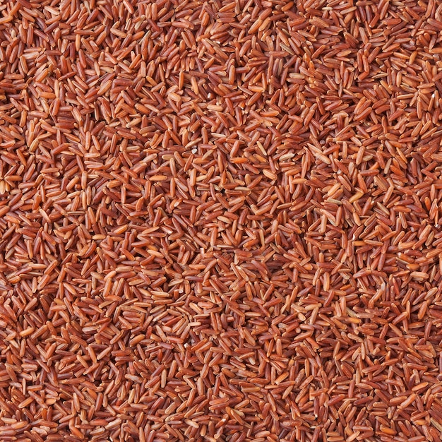 未調理の赤米の背景