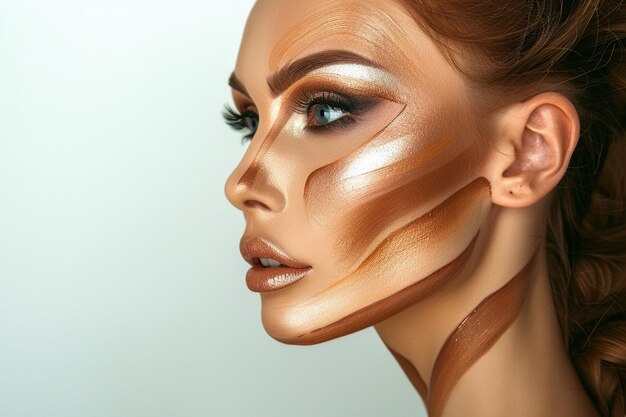 Uncover the art of contouring in makeup applicatio generative ai