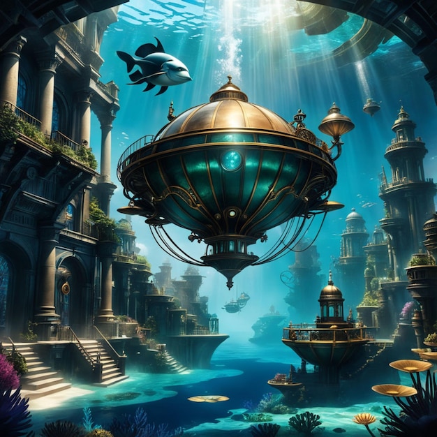 Uncover atlantis' hidden tech and unravel timeless mysteries in a steampunk saga