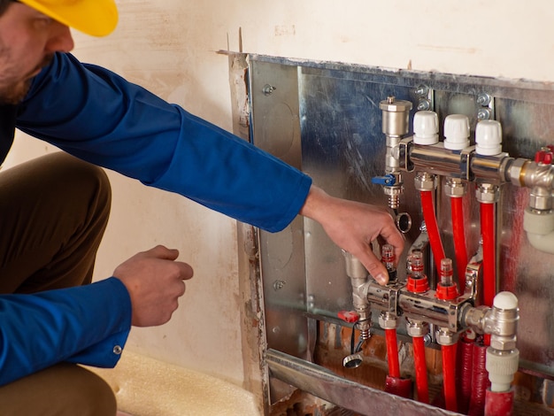 Underfloor heating installation