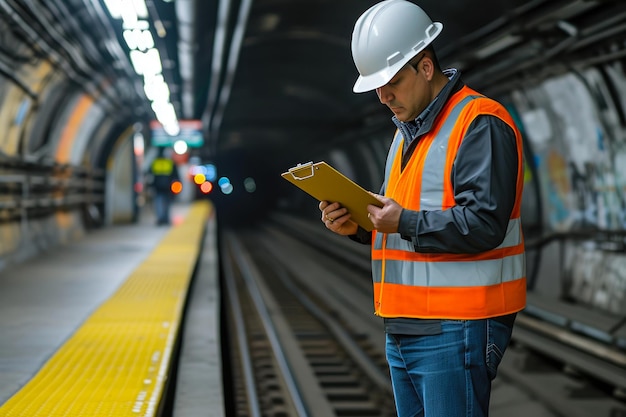 Underground Infrastructure Check Engineer Monitoring Safety Standards