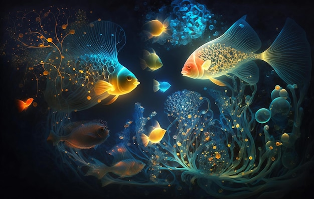 Underwater Abstract Background