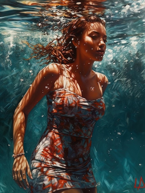 Photo underwater blazewave artwork by eric zener