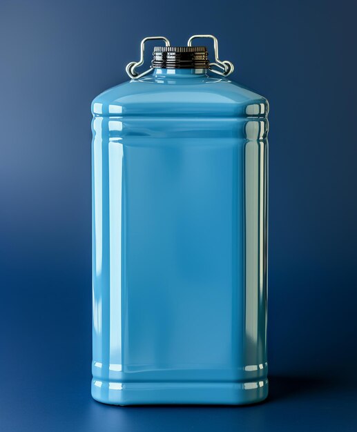 Photo underwater charm the beauty of bottles in navy blue