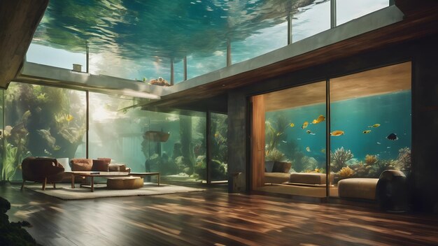 Underwater home background and wallpaper very cool