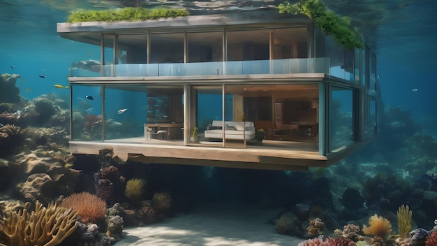 Underwater Home Background and Wallpaper Very Cool