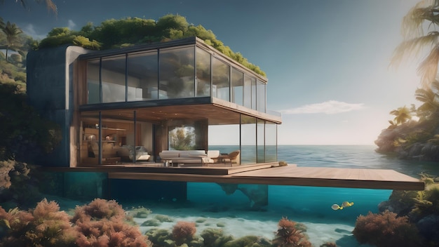 Underwater Home Background and Wallpaper Very Cool