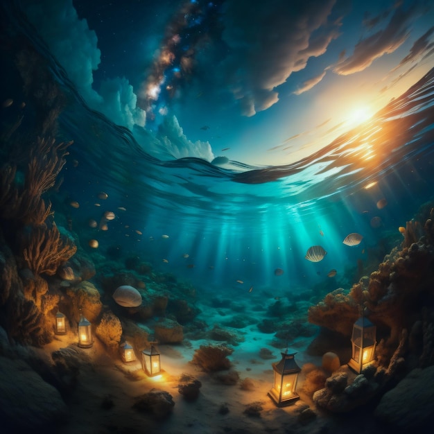 Underwater landscape