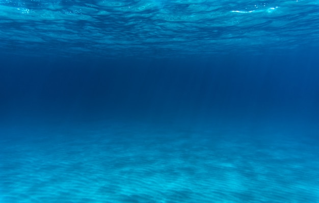 Underwater ocean. storm. Mystic.